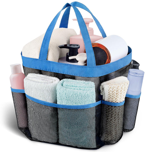 Attmu Mesh Shower Caddy for College Dorm Room Essentials, Hanging Portable Tote