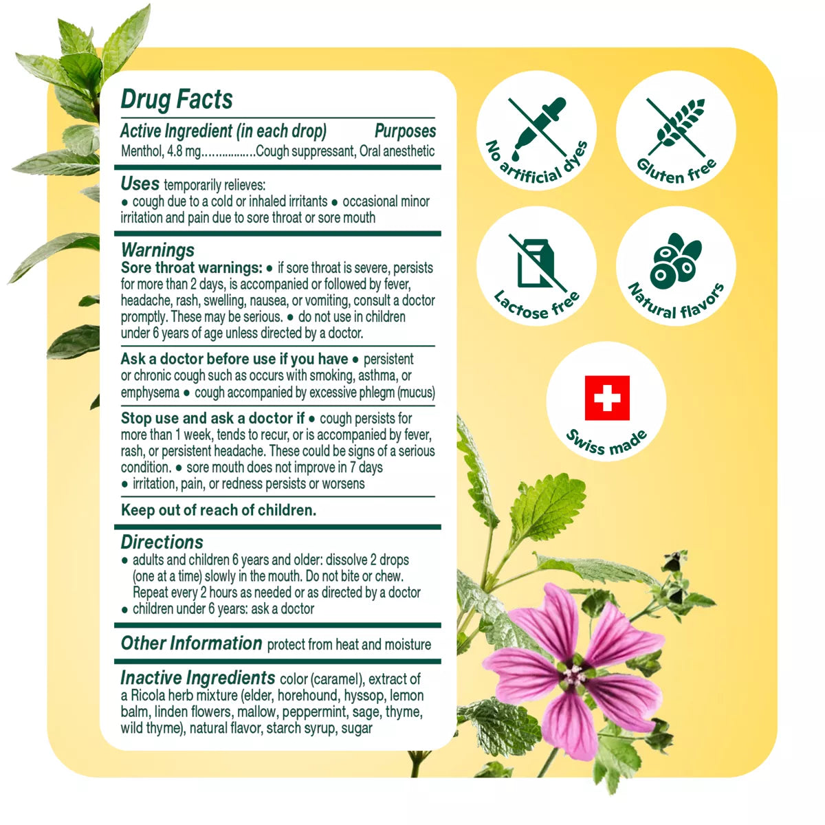 Ricola Cough Drops - Original Herbs