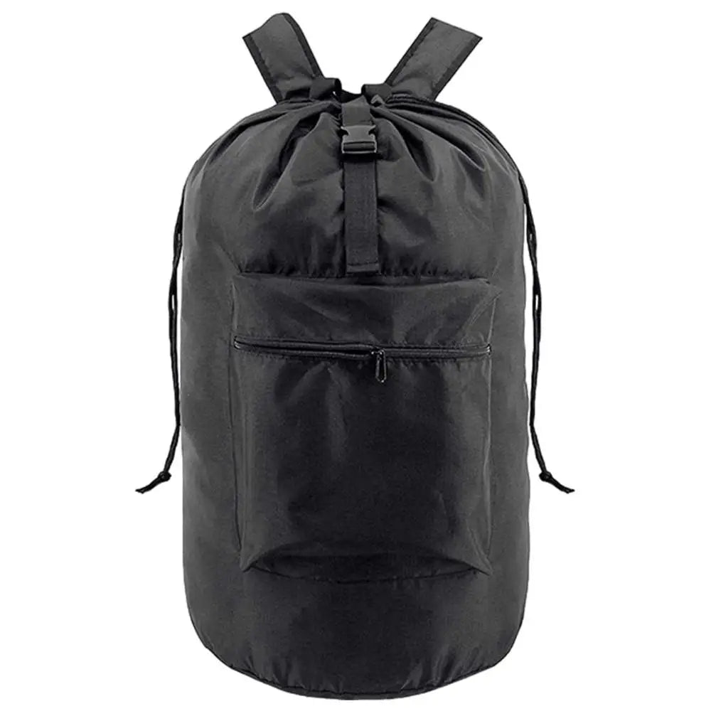 Laundry Hamper Backpack Waterproof Clothes Laundry Hamper Large Capacity Laundry Tools College Dorm Laundry Bag Adjustable