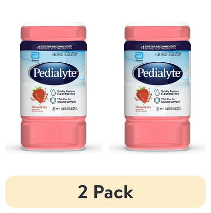 (2 Pack)  Electrolyte Drink, Strawberry, 1 Liter