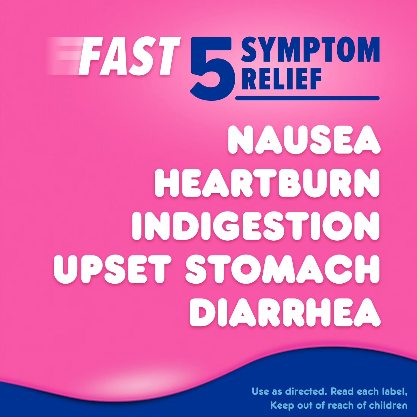 Bismol ULTRA Liquid, Fast 5-Symptom Stomach Relief, Upset Stomach Relief, 8 Oz