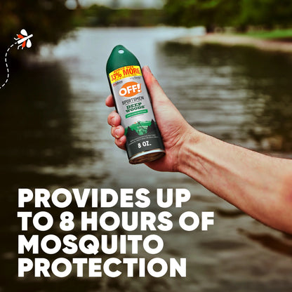 Sportsmen Deep Woods Insect Repellent 3, Sweat Resistant Mosquito & Bug Spray, 8 Oz