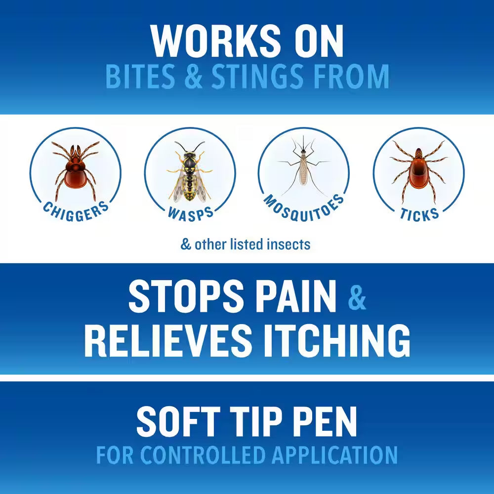 0.5 Oz Bite MD Insect Bite Relief Stick Analgesic and Antiseptic