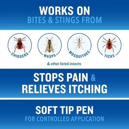 0.5 Oz Bite MD Insect Bite Relief Stick Analgesic and Antiseptic