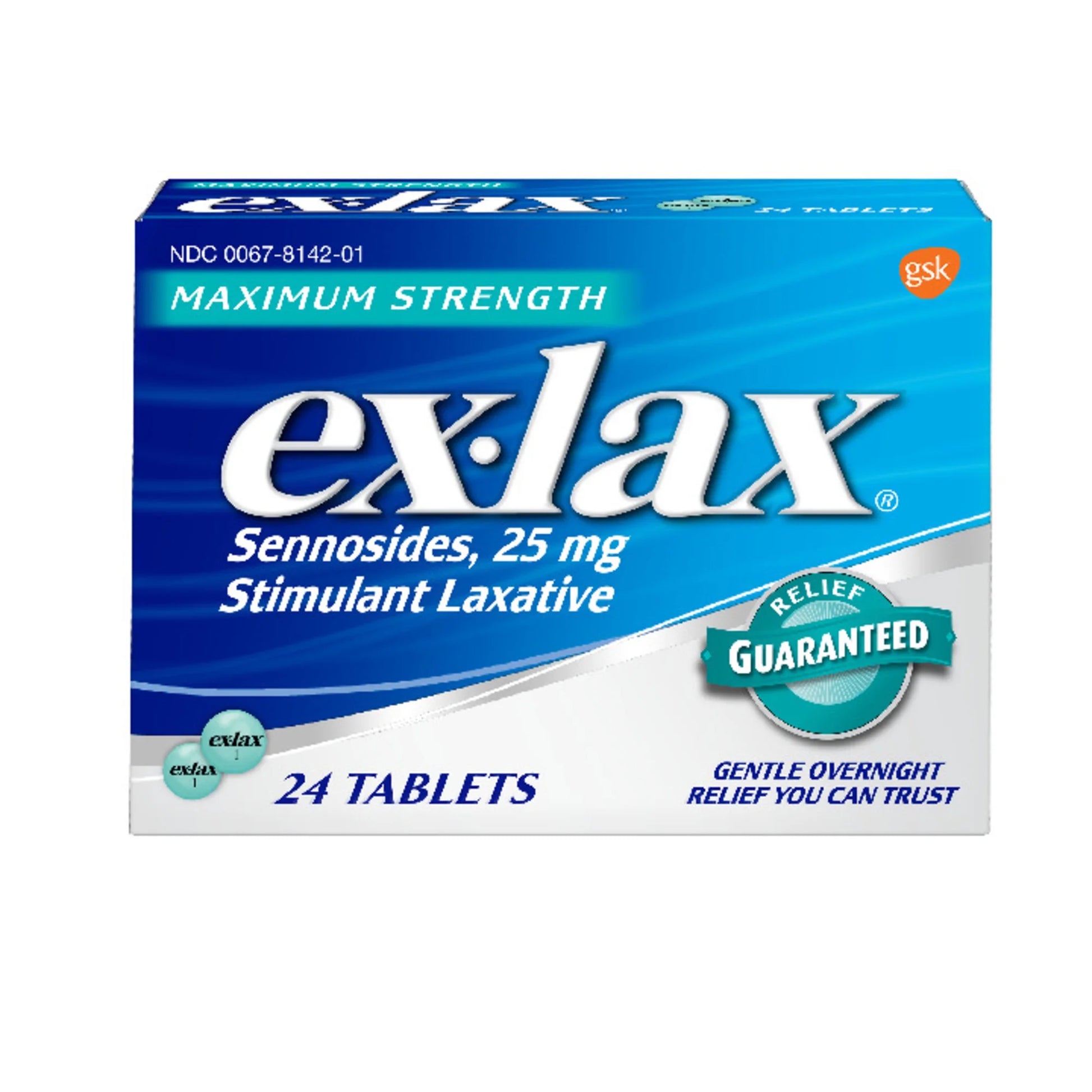 Maximum Strength Stimulant Laxative Constipation Relief Pills for Occasional Constipation - 24 Count