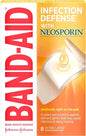 Brand Adhesive Bandages Infection Defense with Neosporin Antibiotic Ointment for Wound Care & First Aid, Extra Large, 8 Count