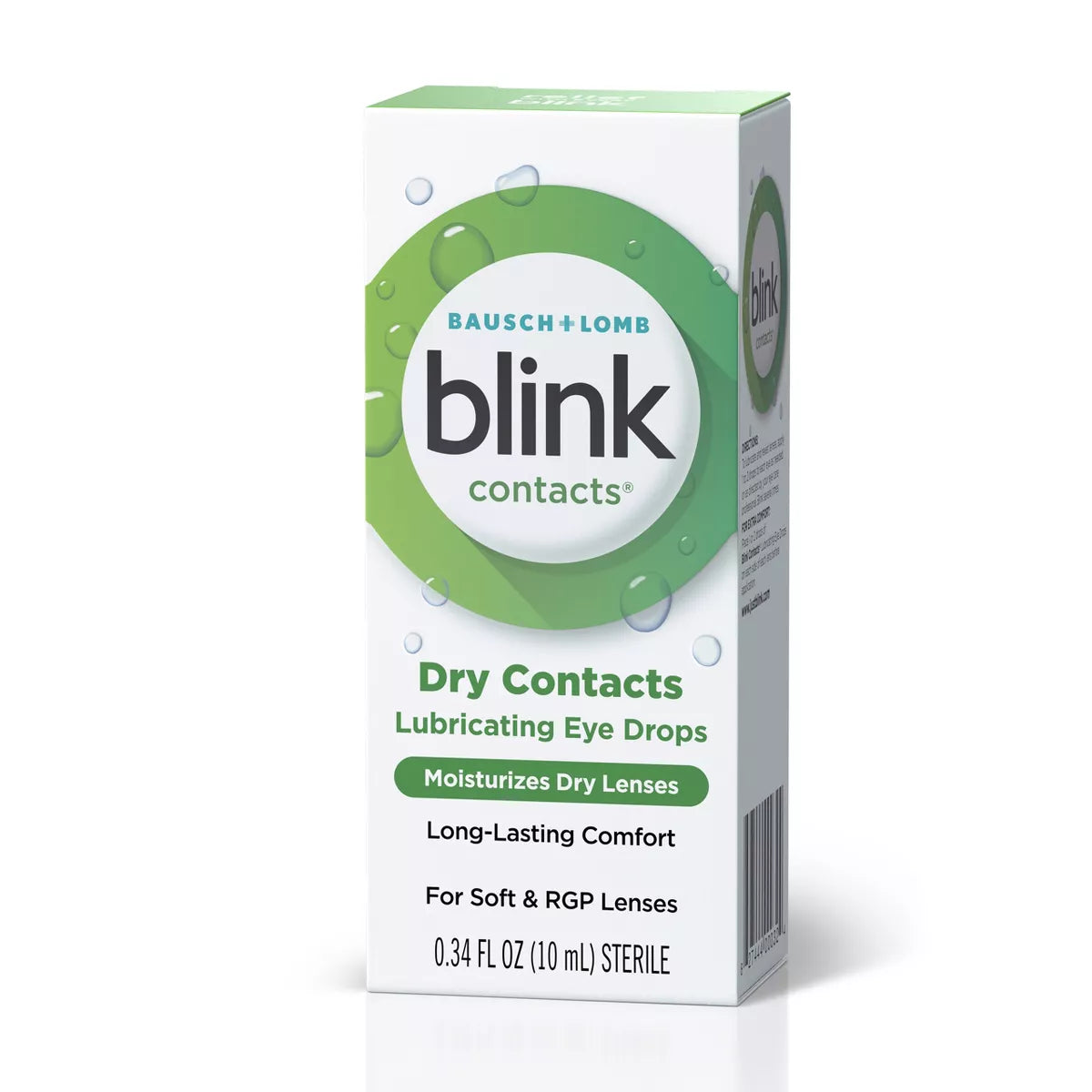 Blink Contact Eye Drops for Dry Lenses - 0.34 Fl Oz