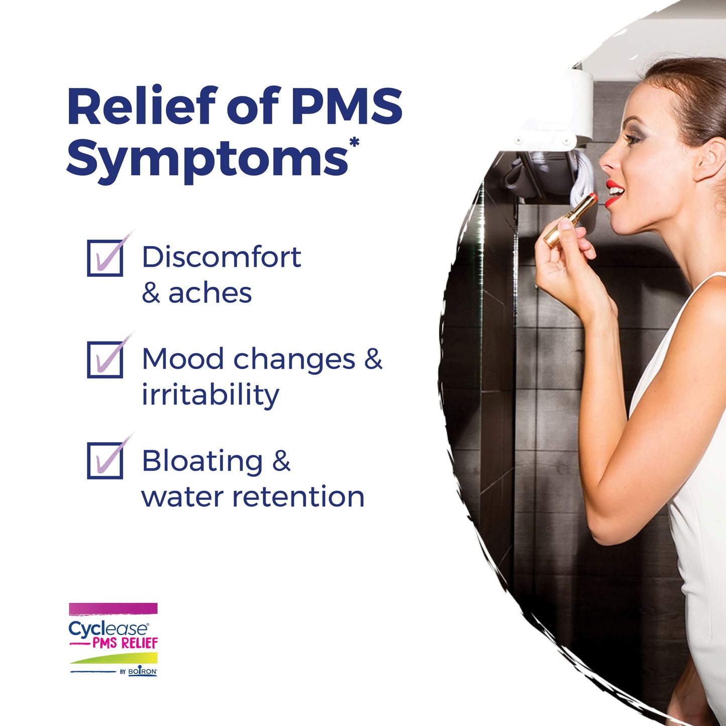 Cyclease PMS Tablets, Homeopathic Medicine for PMS Relief, Discomfort, Aches, Bloating, Irritability, 2 X 60 Tablets Twin Pack