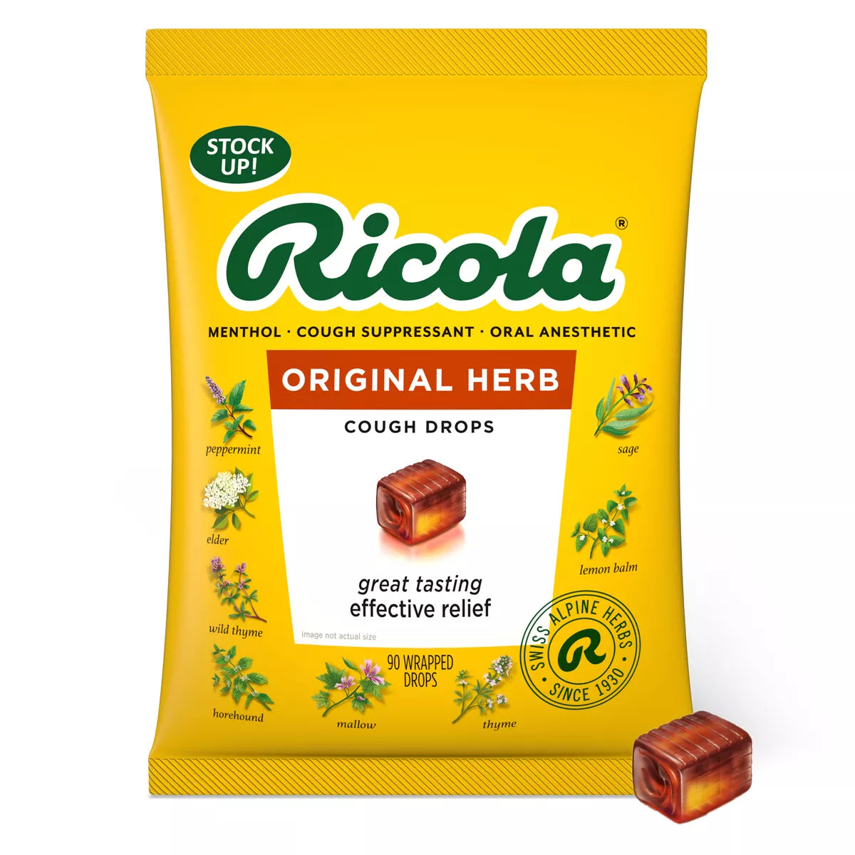 Ricola Cough Drops - Original Herbs