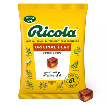 Ricola Cough Drops - Original Herbs