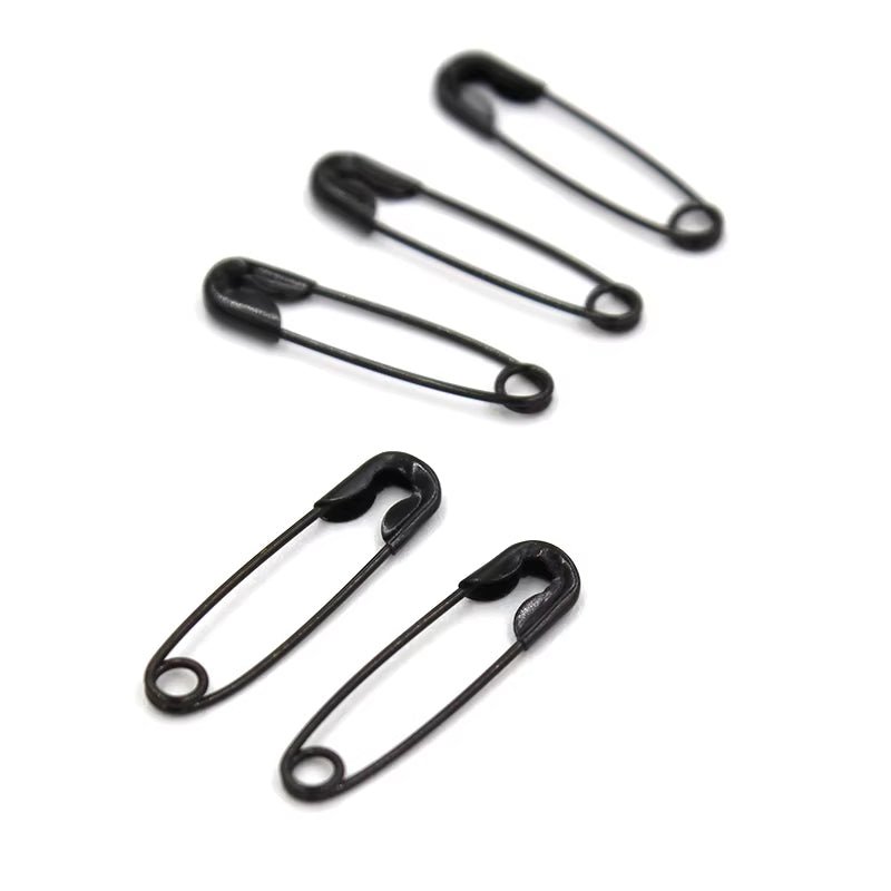 50Pcs Silver Safety Pins DIY Sewing Tools Accessory Stainless Steel Needles Large Safety Pin Small Brooch Apparel Accessories