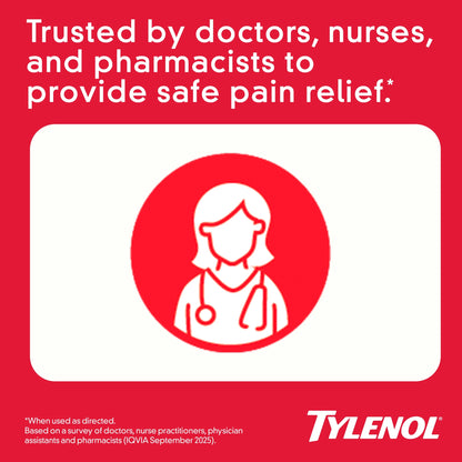 Extra Strength Caplets, Fast, Strong Pain Relief, Acetaminophen 500 Mg, 100 Count