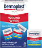 Wound Wipes Medicated First Aid Cloths, Analgesic & Antiseptic Wipes for Treatin