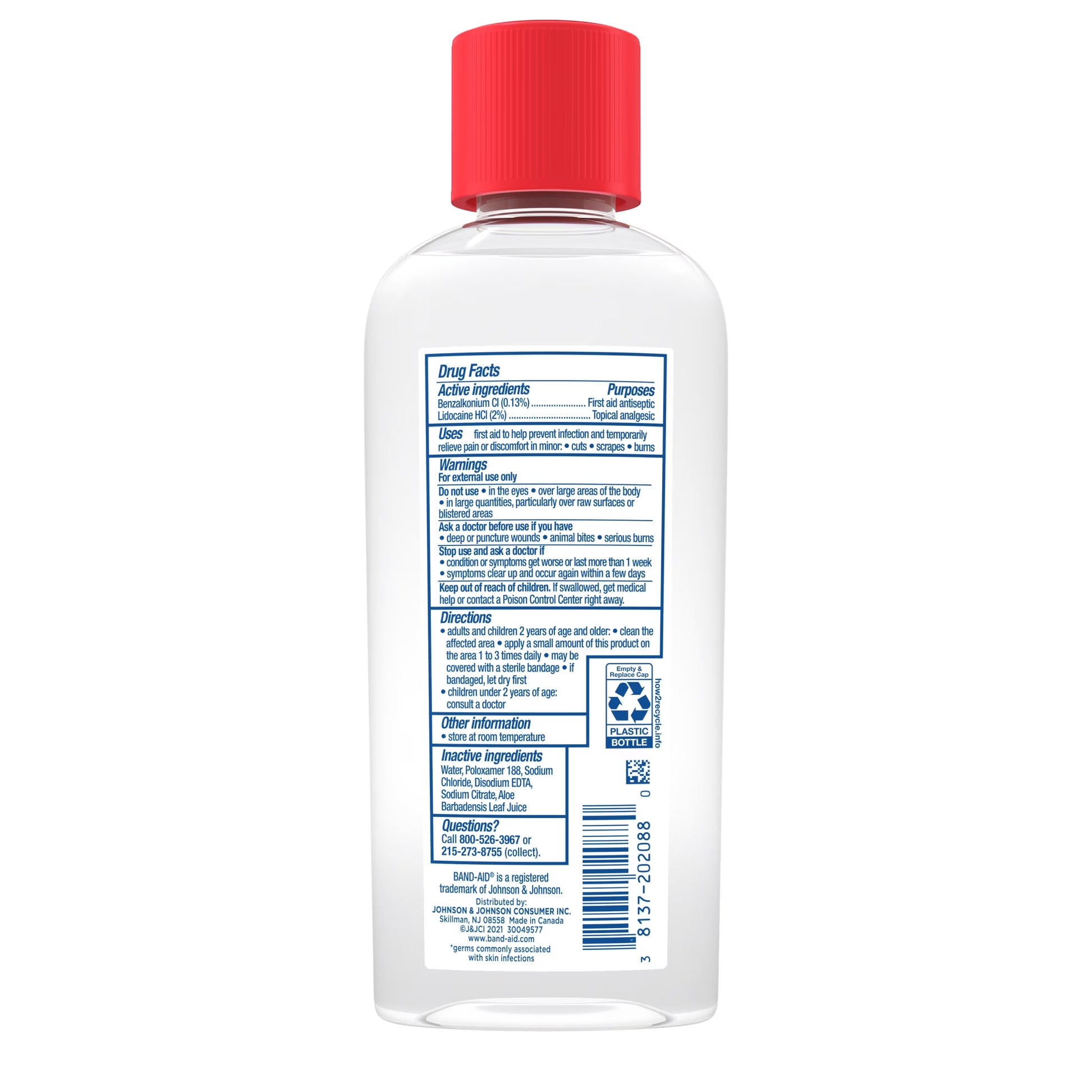 Brand Pain Relieving Antiseptic Cleansing Liquid, 6 Fl. Oz