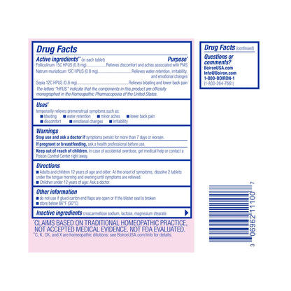 Cyclease PMS Tablets, Homeopathic Medicine for PMS Relief, Discomfort, Aches, Bloating, Irritability, 2 X 60 Tablets Twin Pack
