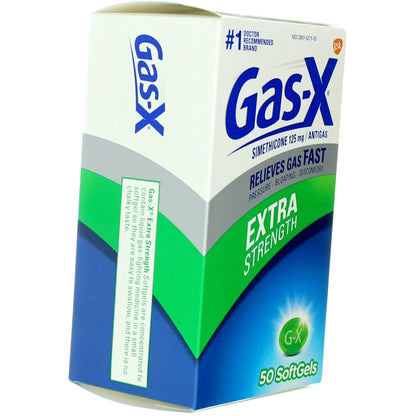 Extra Strength Gas Relief Softgels, 50 Ct (2 Pack) (Bundle)