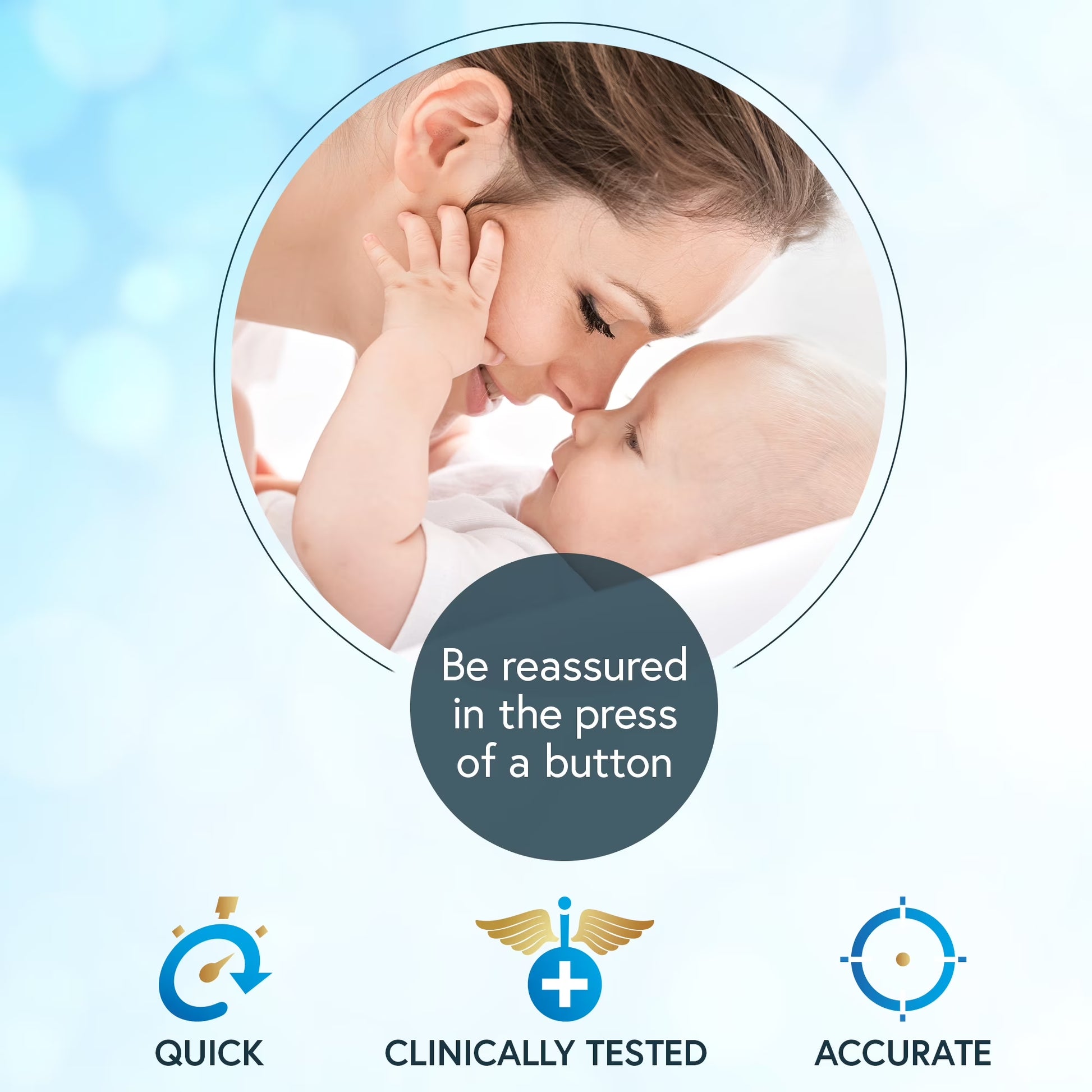 Thermometer for Baby Oral and Rectal with Flexible Tip